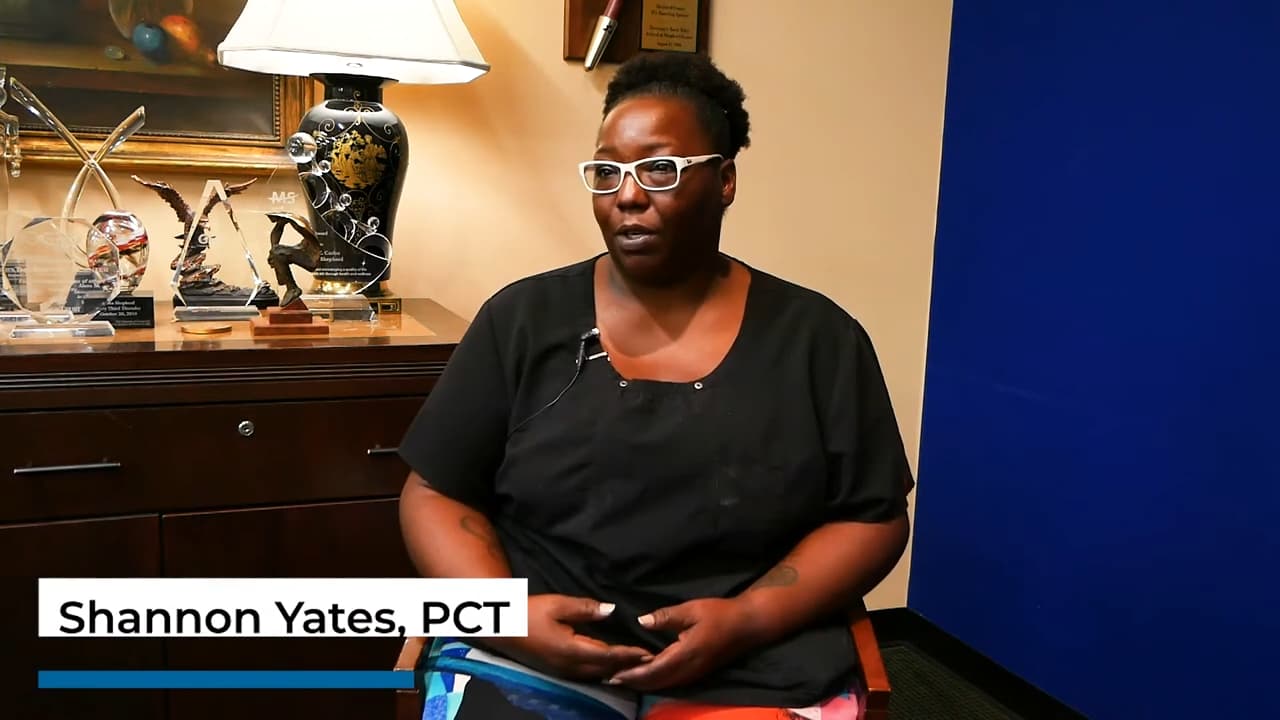 We work as a team, and I love it. You have more time to get to know the patients and spend time with them. It’s a breath of fresh air.