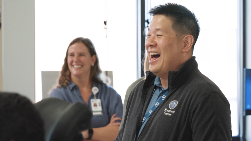 When you come here, whether an employee, a patient, or a family member, what I think is unique to us is that you become a part of the Shepherd family.